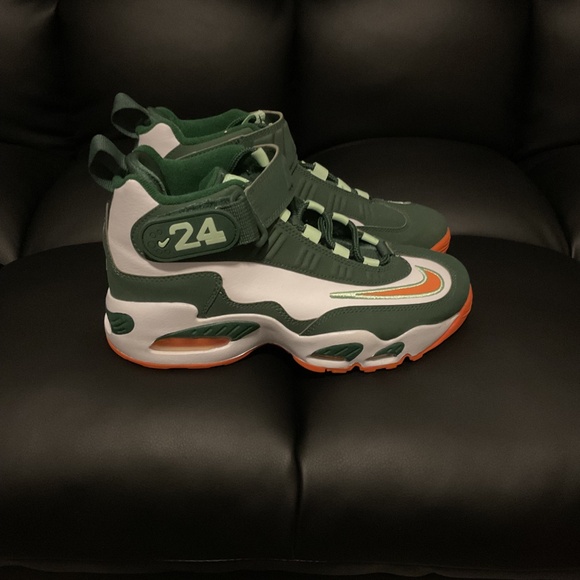 Nike Air Griffey Max 1 Sneaker Miami Hurricanes, Size 5.5y , GS FZ7281-323 - Picture 4 of 6